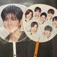 なにわ男子 長尾謙杜 集合 うちわ 2枚 値下げ可