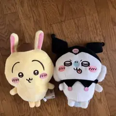 ちいかわ×サンリオキャラクターズ BIGぬいぐるみ　うさぎ　モモンガ