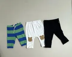babyGAP ギャップ　パンツ3セット　くま