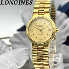 【電池交換済】LONGINES ロンジン 腕時計 コンクエスト ゴールド