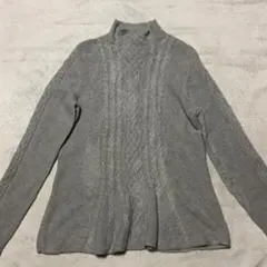 ローレン ラルフ ローレン アンゴラカシミヤ混 ケーブルニットセーター Lサイズ