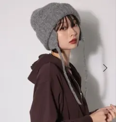 ページボーイ ニットキャップ 耳あて付きニット帽 ローリーズファーム ジーナシス