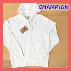新品 Champion チャンピオン パーカー 白 XL
