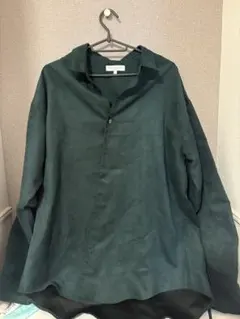 【新品未使用】united arrows ダークグリーン シャツ L