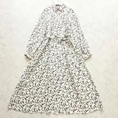 極美品✨グレースコンチネンタル ドローイングプリントワンピース