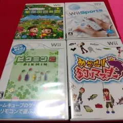 Wii ゲームソフト 4本セット