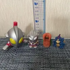 340 ウルトラマンシリーズ☆ウルトラマン2体　怪獣3体