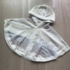 ジェラートピケ ベビーポンチョ 80-90 秋 冬 男の子