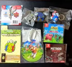 ポケモン・カービィ・マリオのキャラクターグッズセット