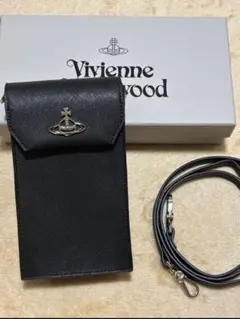 P*O様 Vivienne Westwood 黒色スマホショルダーバッグ