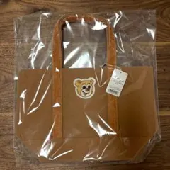 フェイラー オールドテディ ワッペントートバッグ L ベージュ