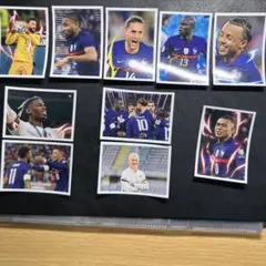 【激レアフランス限定】【PANINI】フランス代表 サッカー選手 シールセット