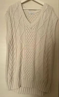 【JEANASIS】ジーナシス　ニットベスト