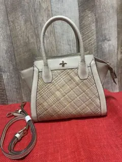 4℃ ハンドバッグ ホワイト