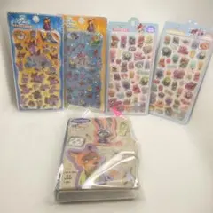 正規品 ズートピア2 プチドロップステッカー シール帳 バインダー 5点