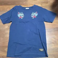 MAN WITH A MISSION ネイビー Tシャツ