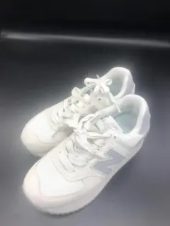 美品ニューバランス WL574ZSO レディーススニーカーオフホワイト23.5