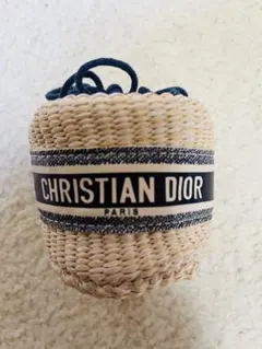 CHRISTIAN DIOR ミニポーチ ストロー