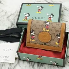 新品未使用　箱付き　GUCCI グッチ　折り財布　ディズニーコラボ　Disney