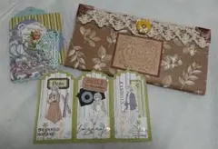 蛇腹ファイル おすそ分けタグポケット 3連タグポケット 紙ものno.51