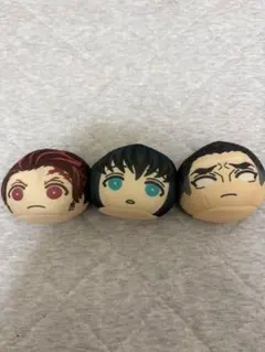 鬼滅の刃 おまんじゅうにぎにぎ マスコット竈門炭治郎時透無一郎悲鳴嶼3個セット