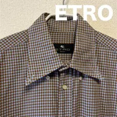 希少 ETRO shirt 千鳥格子のサムネイル