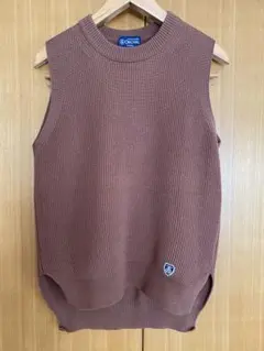 ORCIVAL ブラウン ノースリーブニットベスト　サイズ１　 美品のサムネイル