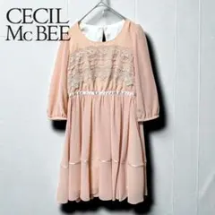 セシルマクビー花柄刺繍ドレス