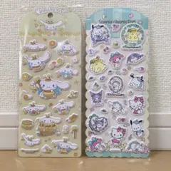 【海外正規品】サンリオ ぷっくりシール サンリオキャラクターズ シナモロール