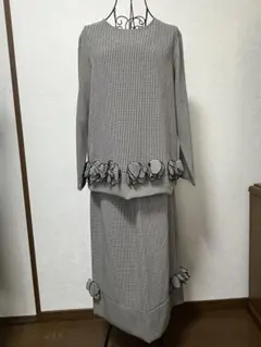 ポテチーノセットアップ チェック柄ツーピース