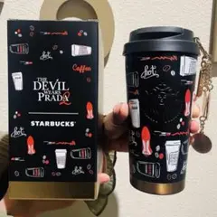 Starbucksスタバ プラダを着た悪魔2 マグカップ ブラック　黒のサムネイル
