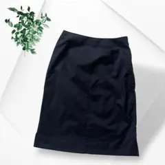 美品 アリスバーリー 東京スタイル タイトスカート 黒 ブラック ひざ丈 L