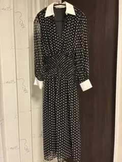 ZARA ドット柄シアーワンピース　EUR XS