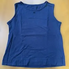 クレージュ　袖なし　ネイビー　カットソー
