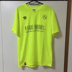 N-eight フットサル 蛍光イエロー Tシャツ Lサイズ