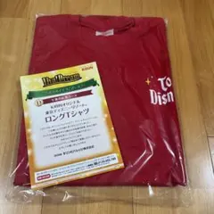【非売品】東京ディズニーリゾート KIRIN ロングTシャツ M-L 赤