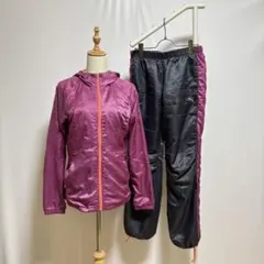 プーマ　PUMA ジャージ　セットアップ（L）ピンク系　裏メッシュ　スポーツ