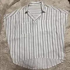 ストライプ　シャツ　イング