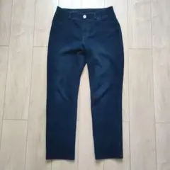 美品 履きやすいブルー スキニーパンツ ウエストゴム　デニム