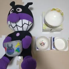 【即購入可能】アンパンマン 食器＆ぬいぐるみのサムネイル