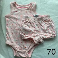 baby GAP 70cm ロンパース パンツ 女の子 セットアップ