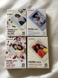 FUJIFILM instax mini インスタントフィルム 4パックセット