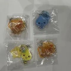 しずくちゃん めじるしアクセサリー4個