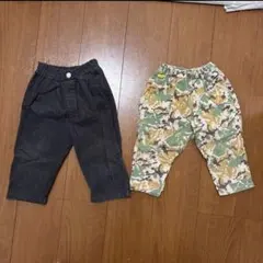 男の子　長ズボン　90 バースデイ　コーデュロイ　　ブリーズ　迷彩柄