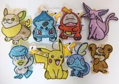 ポケットモンスター ポケモン キラキラキーホルダー 新品 8点まとめて