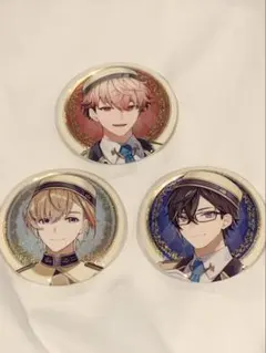 にじさんじ　ビスケット　缶バッジ　セラフ・ダズルガーデン　風楽奏斗　四季凪アキラ