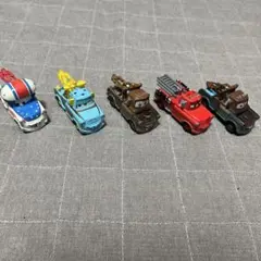 カーズ ミニカー メーター5台セット