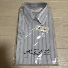 【未開封】Kelt 半袖ワイシャツ ストライプ柄 38サイズ メンズ