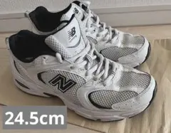 【週末値下げ】New Balance 530 24.5cm ホワイト/ブラック
