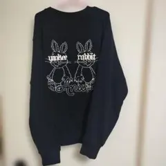 PAGEBOY　ページボーイ　Anui ヤンキーラビット　刺繍トレーナー